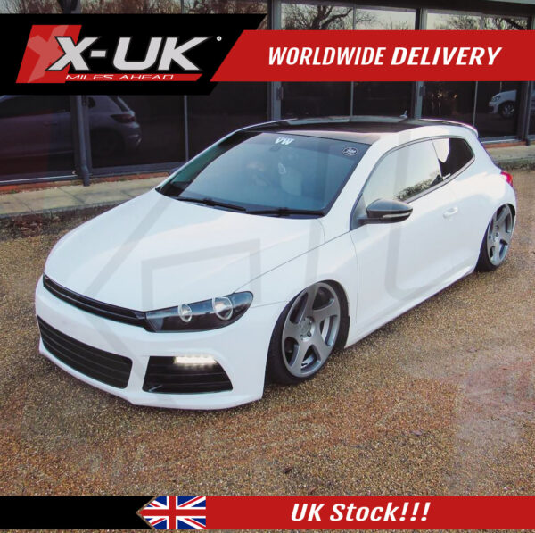 VW scirocco 2008-2014 pre-facelift R style front bumper conversion