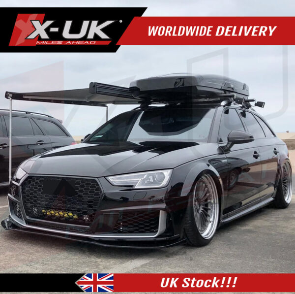 Audi A4 S4 B9 2016-2019 to RS4 Style 1 front bumper conversion