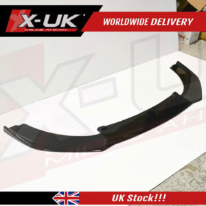 Audi RS6 2015-2018 front bumper lower splitter Lip black FRP