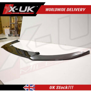 Audi RS6 2015-2018 front bumper lower splitter Lip black FRP