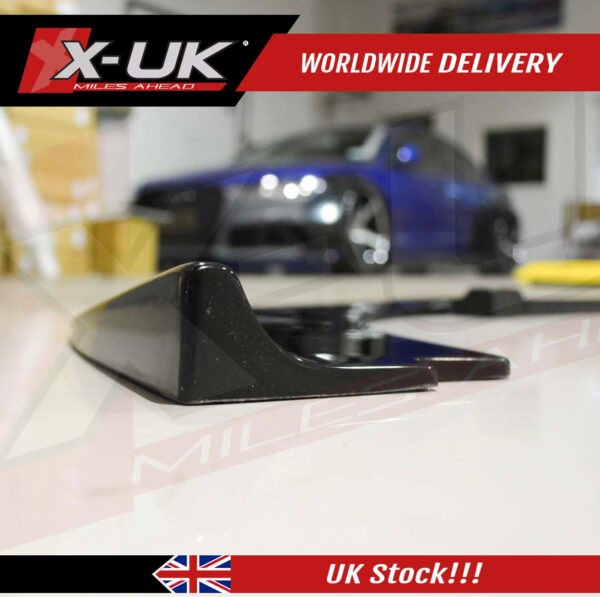 Audi RS6 2015-2018 front bumper lower splitter Lip black FRP