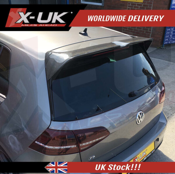 VW Golf VII MK7 Carbon fibre rear spoiler