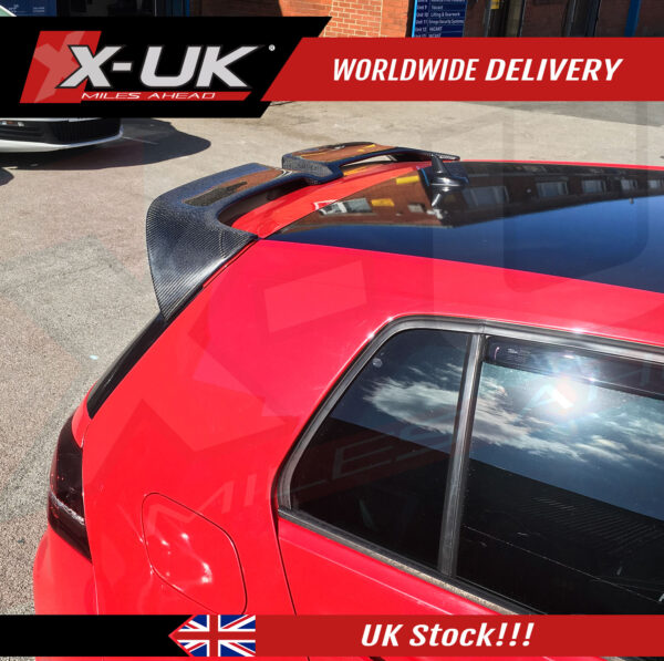 VW Golf VII MK7 Carbon fibre rear spoiler