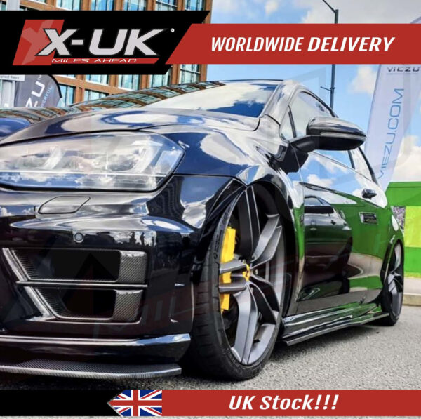 Golf MK7 R Carbon fibre side skirts extensions