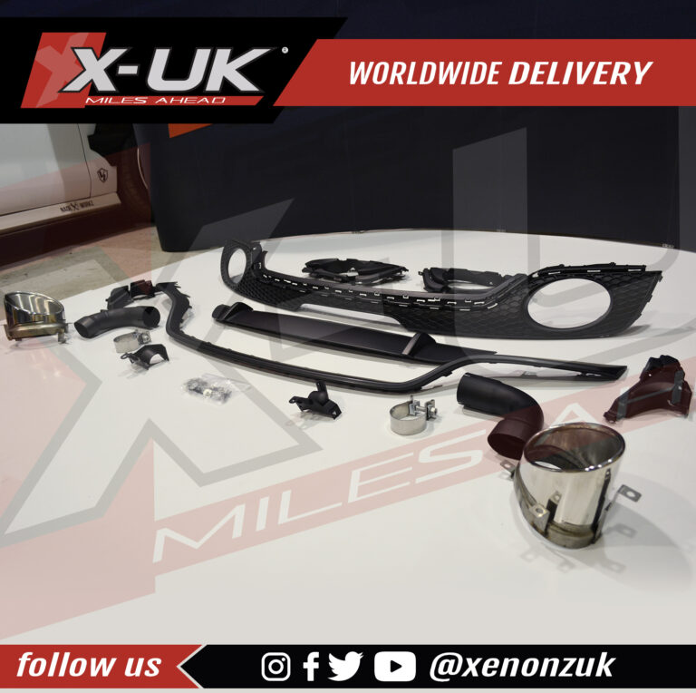 Audi TT TTS 2006- 2014 MK2 to TTRS style rear diffuser