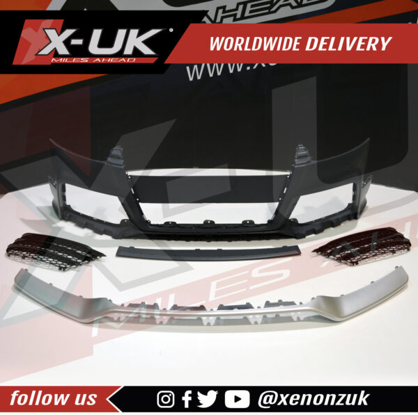 Audi TT TTS 2006-2014 MK2 to TTRS style front bumper body kit