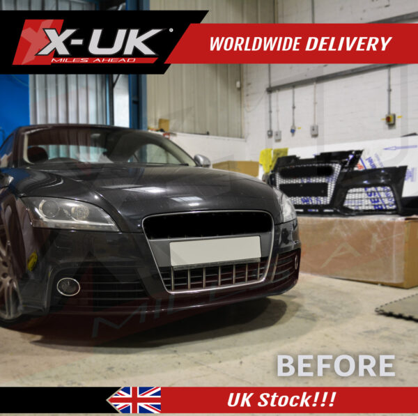 Audi TT TTS 2006-2014 MK2 to TTRS style front bumper body kit