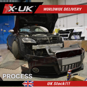 Audi TT TTS 2006-2014 MK2 to TTRS style front bumper body kit