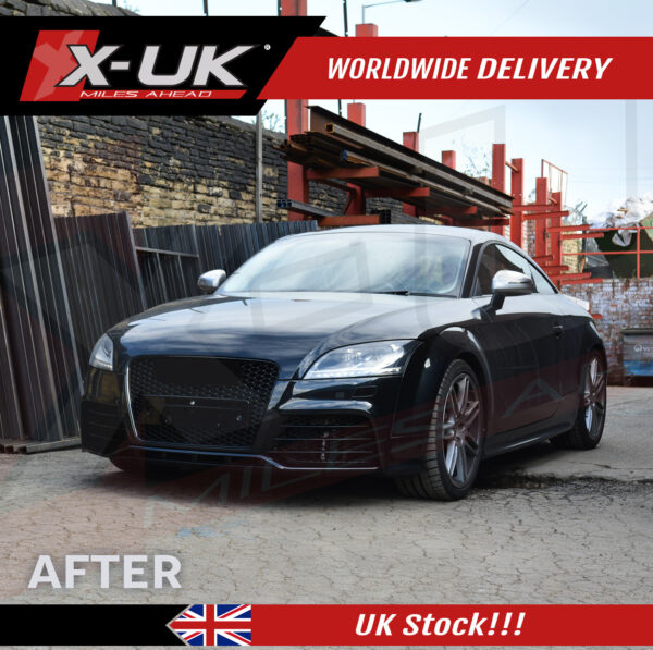 Audi TT TTS 2006-2014 MK2 to TTRS style front bumper body kit