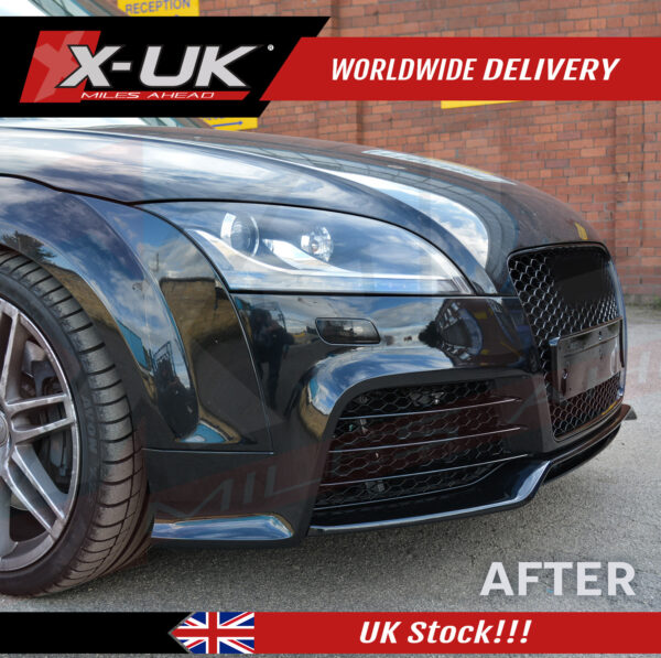 Audi TT TTS 2006-2014 MK2 to TTRS style front bumper body kit