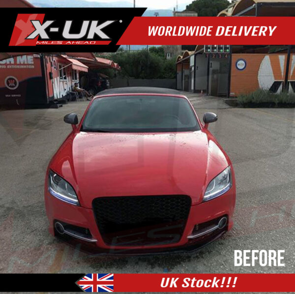 Audi TT TTS 2006-2014 MK2 to TTRS style front bumper body kit