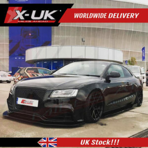 Audi A5 RS5 2007-2012 front splitter lip extension black FRP