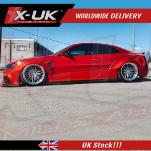 Audi A5 S-line S5 and RS5 2007-2015 black FRP side skirt extensions