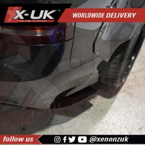 Audi RS5 2007-2015 front splitter side skirts rear splitters black FRP