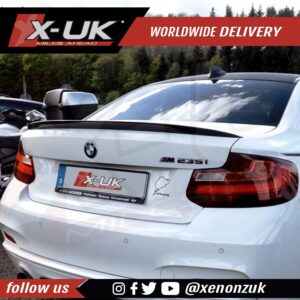 BMW 2 Series F22 2014-2016 M Performance style carbon fibre rear spoiler