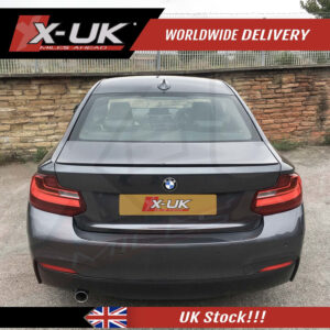 BMW 2 Series F22 2014-2016 M2 style carbon fibre rear spoiler