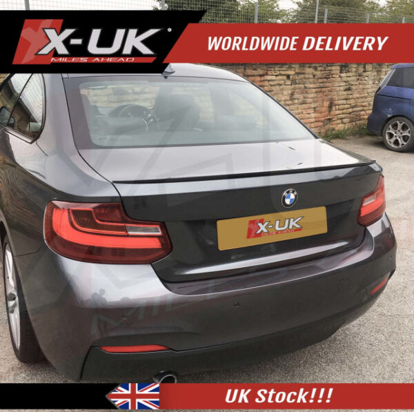 BMW 2 Series F22 2014-2016 M2 style carbon fibre rear spoiler