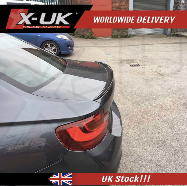 BMW 2 Series F22 2014-2016 M2 style carbon fibre rear spoiler