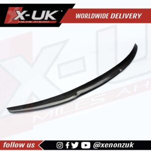 BMW 3 Series F30 2012-2016 M4 style carbon fibre rear spoiler