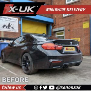 BMW 4 Series F82 F83 M4 style carbon fiber rear boot spoiler