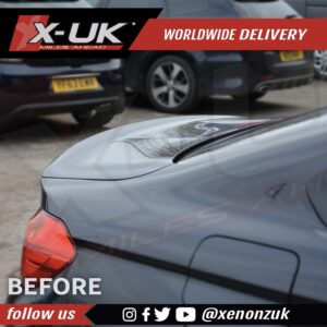 BMW 4 Series F82 F83 M4 style carbon fiber rear boot spoiler