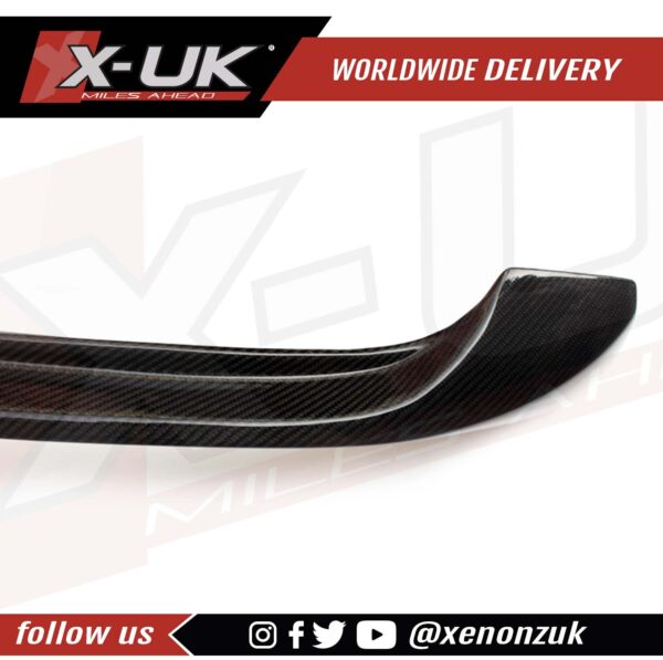 BMW 5 Series F10 Hamann style carbon fibre rear spoiler