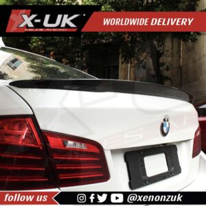 BMW 5 Series F10 M5 2010-2016 M Performance style carbon fibre rear spoiler