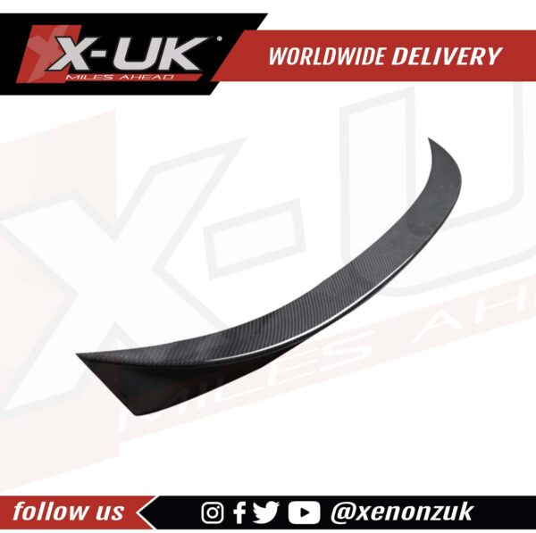 Add Some Style: Gloss Black AC Style Roof Spoiler For 2011-2016 BMW F10 5 Series Sedan (520i To 550i) By IKON MOTORSPORTS