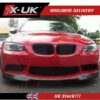 BMW 3 Series E92 M3 2006-2013 V style carbon fibre front splitter