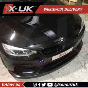 BMW 3 Series F80 M3 4 Series F82 F83 M4 3D style carbon fibre front splitter