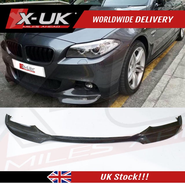 BMW F10 carbon lip Vorsteiner style carbon fibre lip to fit M Sport