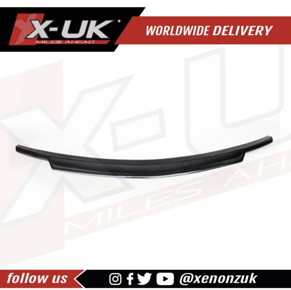 Mercedes C-Class W204 C4 style Saloon carbon fibre rear spoiler