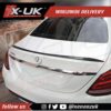 Mercedes C-Class W205 saloon C63 style carbon fibre rear spoiler