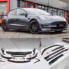 Tesla Model 3 2017-2021 body kit conversion front splitter skirts diffuser spoiler