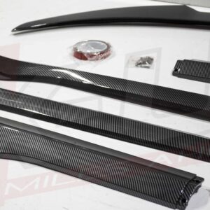 Tesla Model 3 2017-2021 body kit conversion front splitter skirts diffuser spoiler