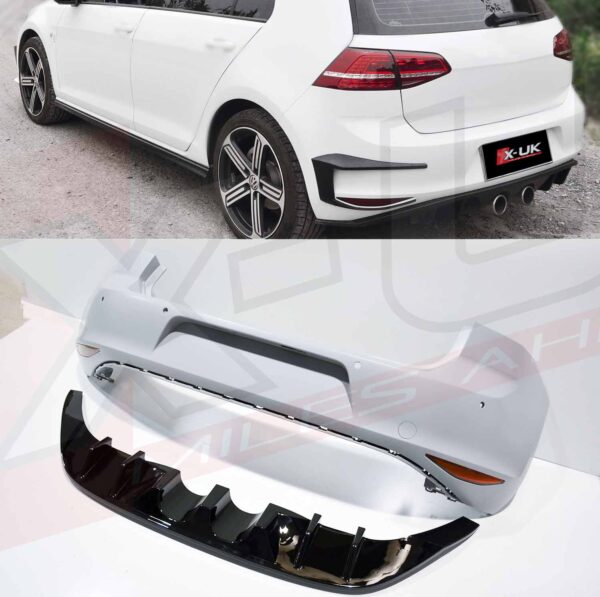 VW Golf 7 R400 style rear bumper body kit conversion