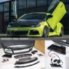 VW scirocco 2008-2014 pre-facelift R style front bumper conversion