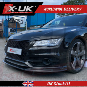 Audi RS7 style gloss black honeycomb mesh grill for Audi A7 S7 2011-2014