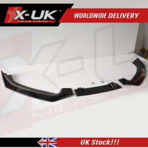 Audi RS7 2011-2014 3 piece ABS gloss black front lower splitter lip