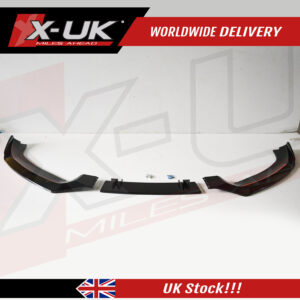 Audi RS7 2011-2014 3 piece ABS gloss black front lower splitter lip