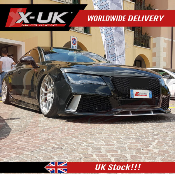 Audi RS7 style body kit upgrade front side rear for Audi A7 S-line S7 2011-2014