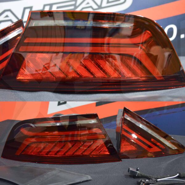 Audi A7 2011-2015 dynamic LED tail lights rear lamps assemblies