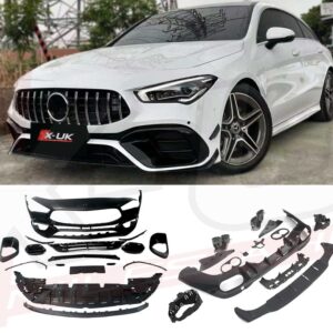 Mercedes X118 C118 CLA 45S style aero kit body kit front bumper rear diffuser