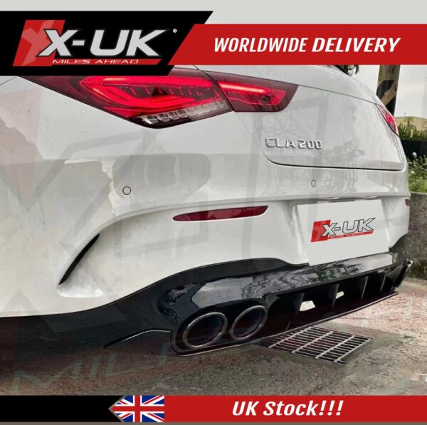 Mercedes X118 C118 CLA 45S style aero kit body kit front bumper rear diffuser