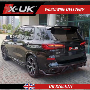 BMW X5 G05 2018-2020 M Performance style carbon fiber look rear roof spoiler wing