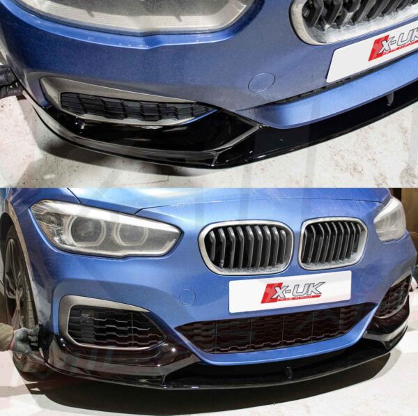 BMW 1 Series F20 2015-2017 LCI M Competition style front splitter lip