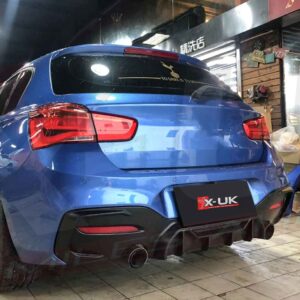 BMW 1 Series F20 2015-2017 LCI M Competition style rear diffuser valance