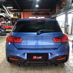 BMW 1 Series F20 2015-2017 LCI M Competition style rear diffuser valance