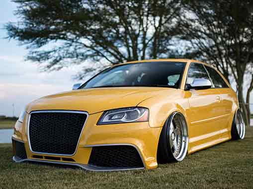 audi a3 s3 to rs3 style 09-12 style front bumper conversion