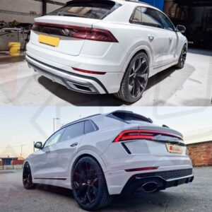 Audi Q8 2019-2022 to RSQ8 style body kit conversion front and rear bumper